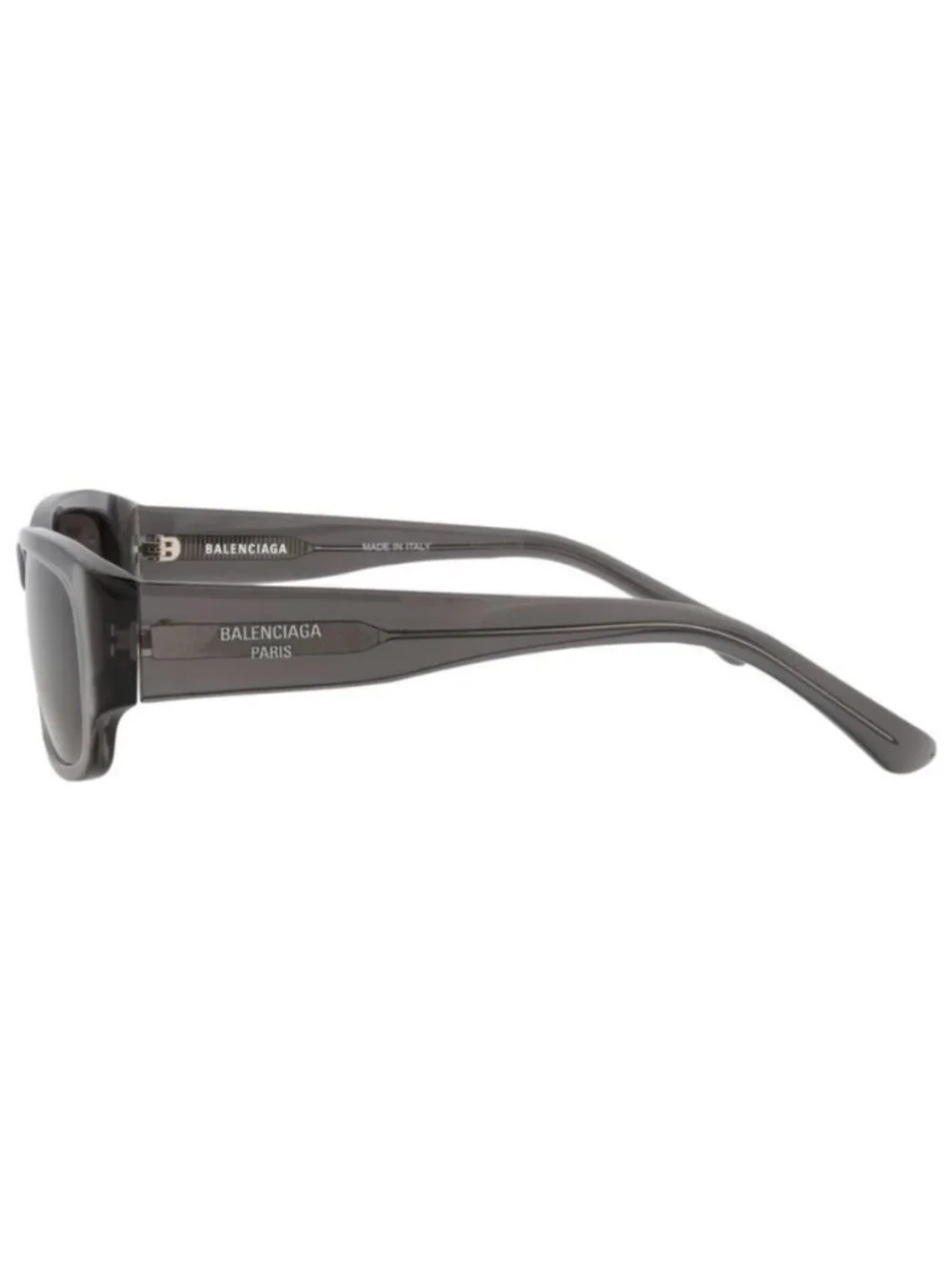 New Balenciaga Unisex Square/Rectangle Grey Grey Grey Fashion Designer Sunglasse